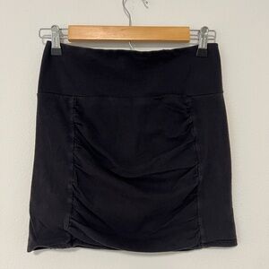 Free People Black Mini Skirt